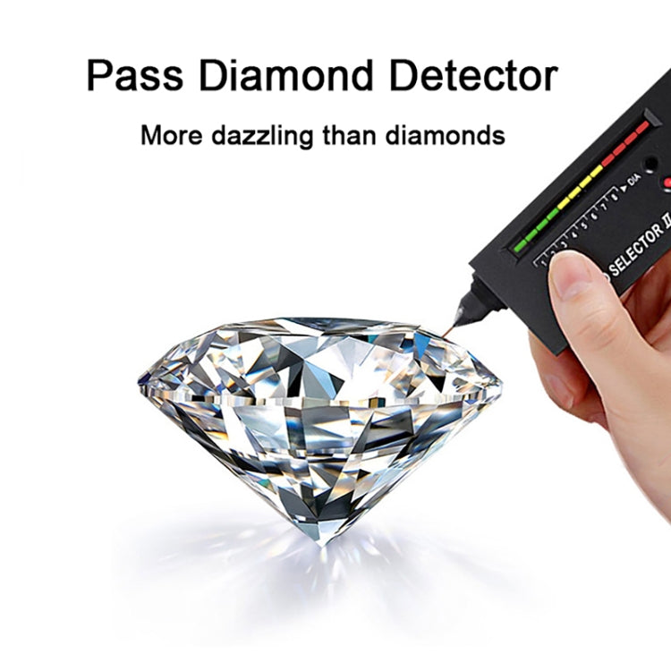 XMZ018 Collana in argento 925 con diamanti in moissanite con diamanti quadrati, specifica:, XMZ018 1 Carat, XMZ018 2 Carat