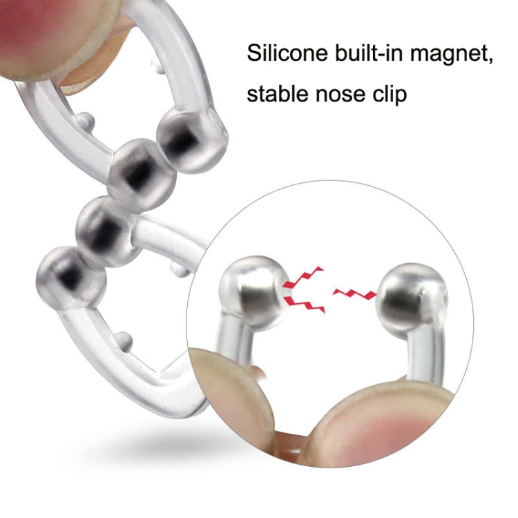 10 mini tappi per russare magnetici portatili in silicone, 10 PCS