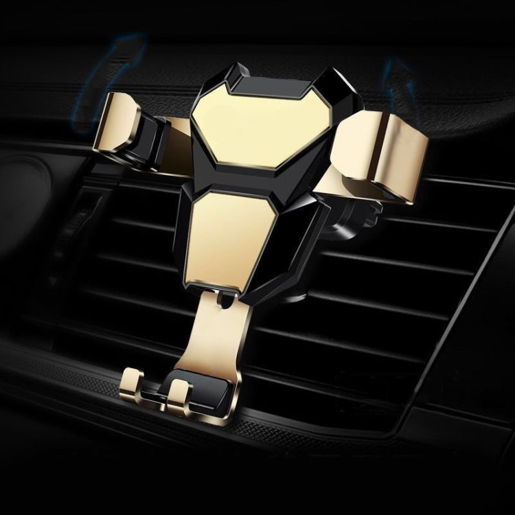 Supporto universale per telefono da auto a gravità in metallo, Metal Gravity Car Phone Holder