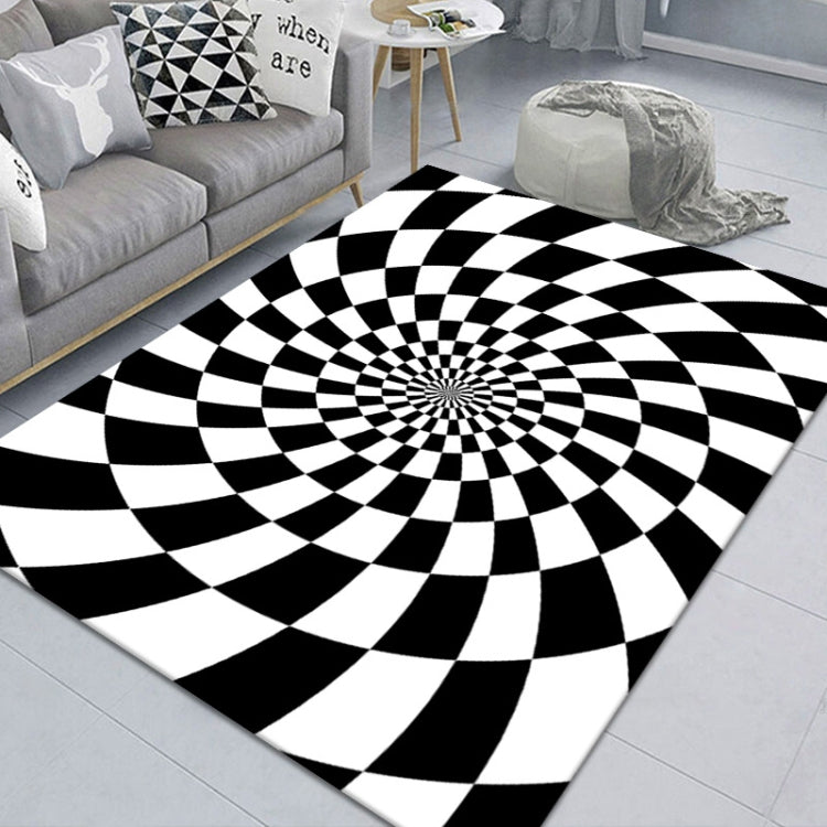 Tappeto da soggiorno geometrico visivo rettangolare stereo 3D, 40x60cm, 50x80cm, 60x90cm, 80x120cm
