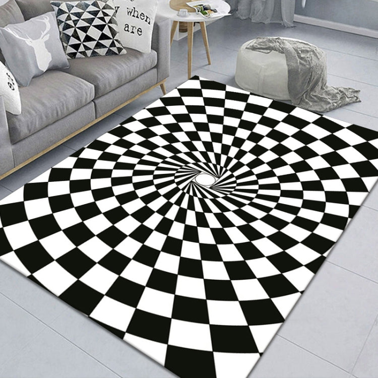 Tappeto da soggiorno geometrico visivo rettangolare stereo 3D, 40x60cm, 50x80cm, 60x90cm, 80x120cm