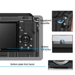 Gabbia per coniglio in lega con manico in legno per fotocamera Sony ZV-E10