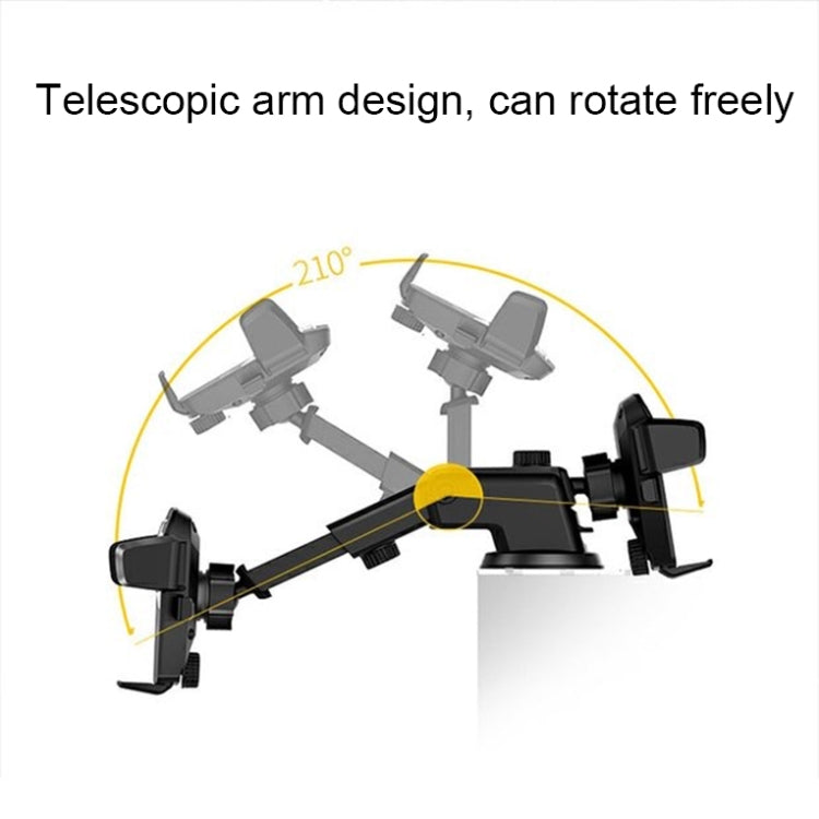 Supporto per telefono da auto telescopico multifunzionale, Car Phone Holder
