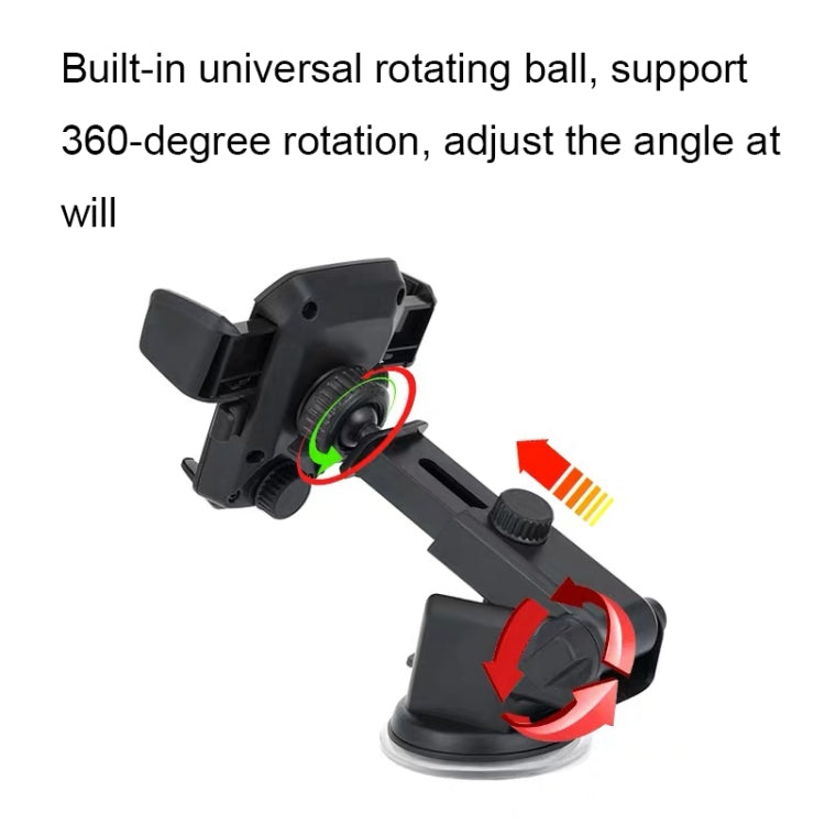 Supporto per telefono da auto telescopico multifunzionale, Car Phone Holder