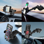 Supporto per telefono da auto telescopico multifunzionale, Car Phone Holder