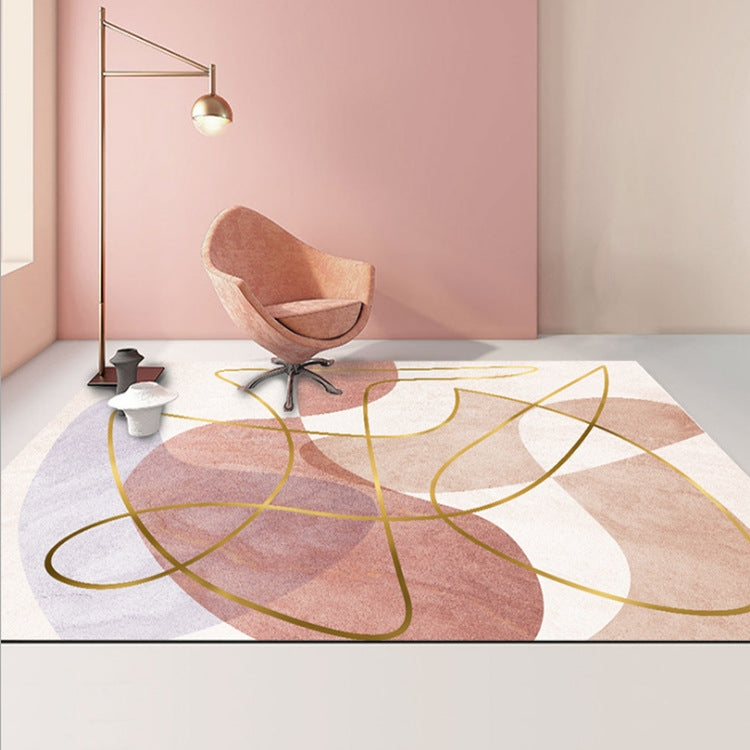 Cuscino per tavolino da salotto con tappeto geometrico astratto moderno, 60x90cm