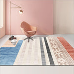 Cuscino per tavolino da salotto con tappeto geometrico astratto moderno, 60x90cm