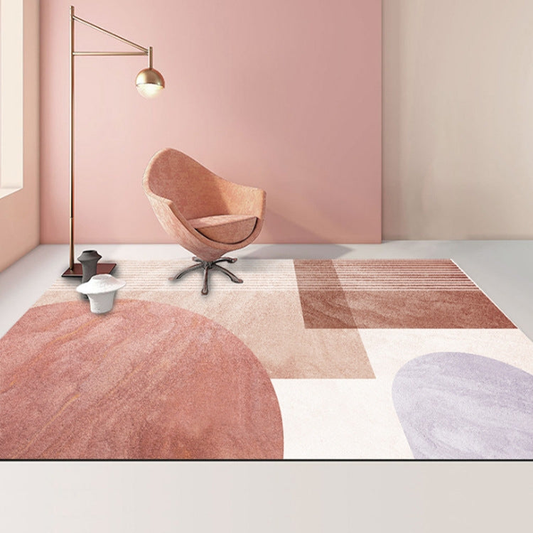Cuscino per tavolino da salotto con tappeto geometrico astratto moderno, 60x90cm
