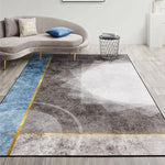 Cuscino per tavolino da salotto con tappeto geometrico astratto moderno, 60x90cm