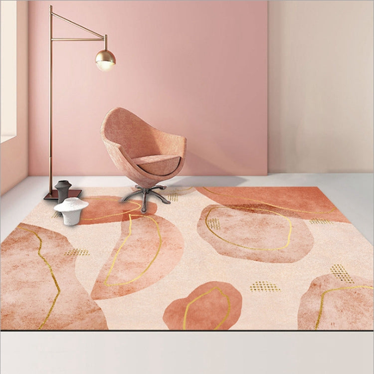 Cuscino per tavolino da salotto con tappeto geometrico astratto moderno, 80x160cm