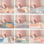 Cuscino per tavolino da salotto con tappeto geometrico astratto moderno, 80x160cm