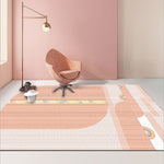 Cuscino per tavolino da salotto con tappeto geometrico astratto moderno, 80x200cm