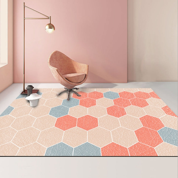 Cuscino per tavolino da salotto con tappeto geometrico astratto moderno, 80x200cm