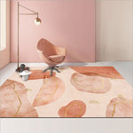 Cuscino per tavolino da salotto con tappeto geometrico astratto moderno, 120x160cm