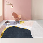Cuscino per tavolino da salotto con tappeto geometrico astratto moderno, 140x200cm