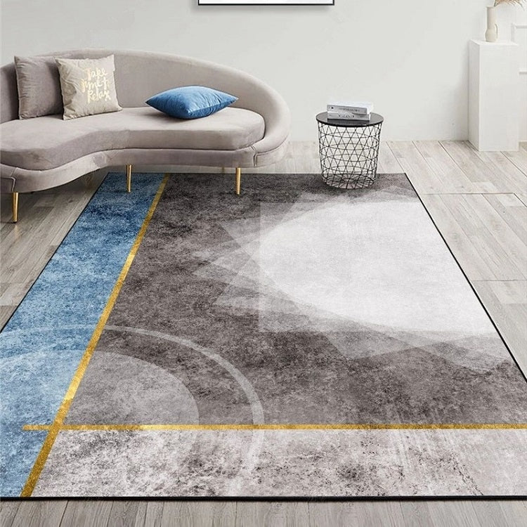 Cuscino per tavolino da salotto con tappeto geometrico astratto moderno, 140x200cm