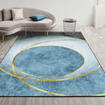 Cuscino per tavolino da salotto con tappeto geometrico astratto moderno, 140x200cm