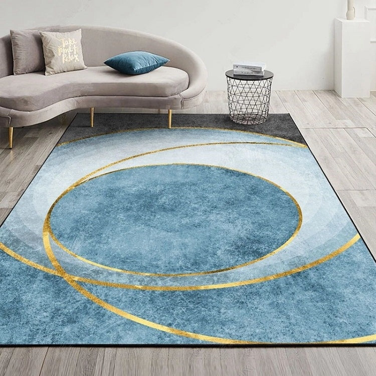 Cuscino per tavolino da salotto con tappeto geometrico astratto moderno, 140x200cm