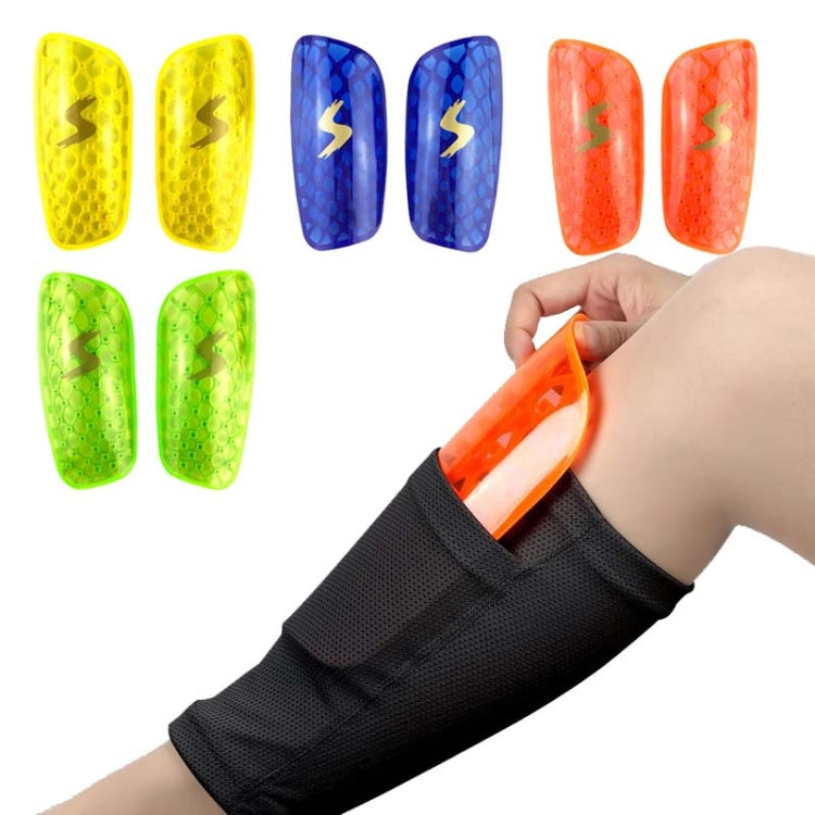 Protezione per le gambe trasparente a nido d'ape in TPR, TPR Fluorescent Green S, TPR Fluorescent Green L, TPR Yellow S, TPR Yellow L, TPR Orange S, TPR Orange L, TPR Blue S, TPR Blue L