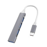 Docking station multifunzione USB-C e USB 3.0 in alluminio