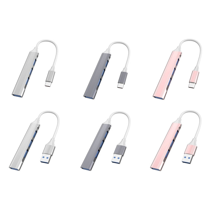 Docking station multifunzione USB-C e USB 3.0 in alluminio