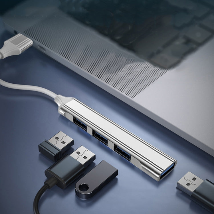 Docking station multifunzione USB-C e USB 3.0 in alluminio