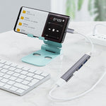 Docking station multifunzione USB-C e USB 3.0 in alluminio