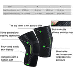 Protezione ginocchia sportive in nylon elasticizzato