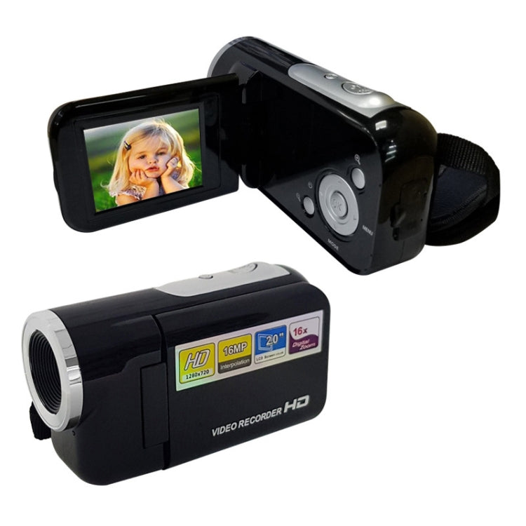 Fotocamera digitale 16 MP con zoom 16x e schermo LCD 2"