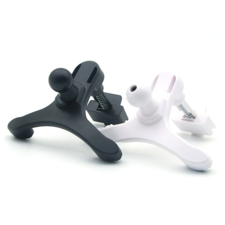 10 PZ R139-004 Clip portacellulare presa aria auto, Black, White