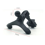 10 PZ R139-004 Clip portacellulare presa aria auto, Black, White