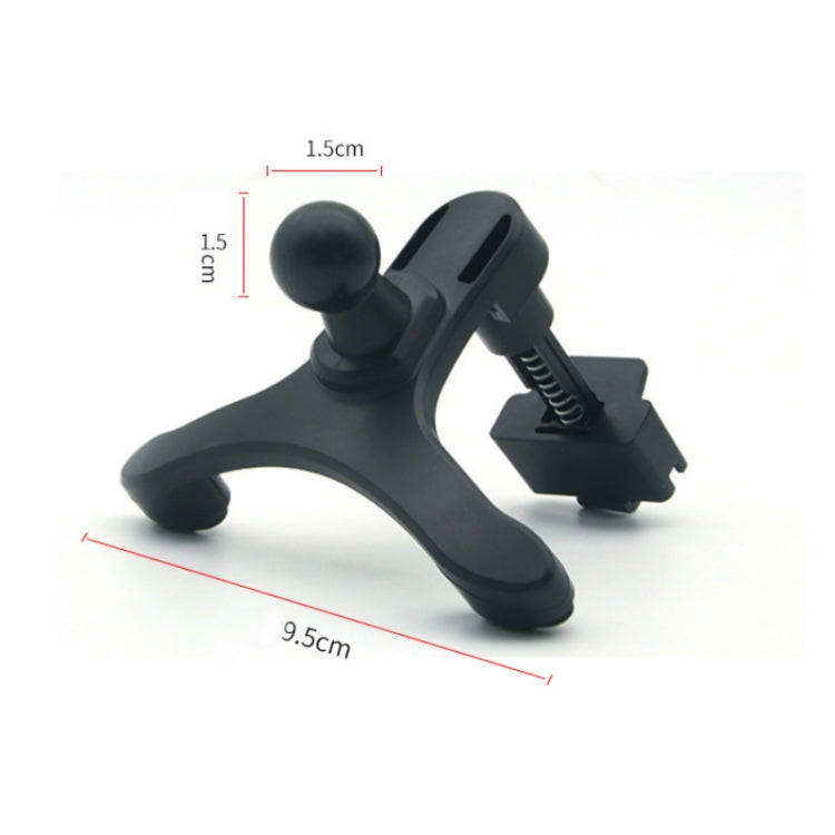 10 PZ R139-004 Clip portacellulare presa aria auto, Black, White