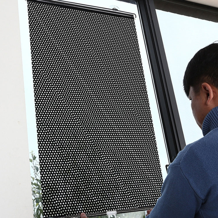 Tenda avvolgibile telescopica per finestra con tenda parasole a ventosa da 2 pezzi, 40x60cm Black Mesh, 40x125cm Black Mesh, 45x125cm Silver Lyser, 40x60cm Silver Lyser, 40x125cm Silver Lyser, 50x125cm Silver Laser, 45x125cm Black Mesh                 ...