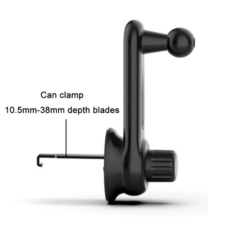 5 accessori per base di ricarica wireless con clip per supporto per telefono cellulare con gancio per auto, dimensioni:, 17mm Ball Head, 15mm Ball Head, 13mm Ball Head