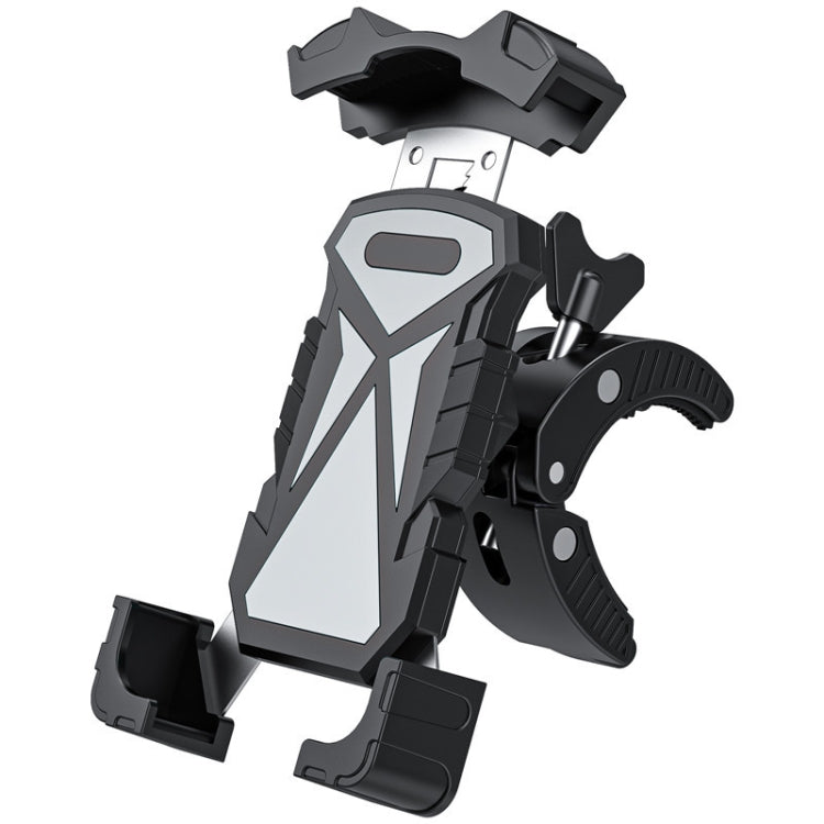 L101+M011 Supporto per telefono con chiusura meccanica per ciclismo all'aperto, Gray, Black, Blue, Yellow, Red, Green, DIY Color