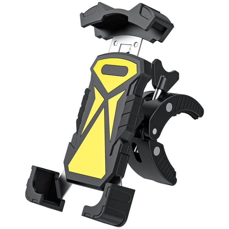 L101+M011 Supporto per telefono con chiusura meccanica per ciclismo all'aperto, Gray, Black, Blue, Yellow, Red, Green, DIY Color
