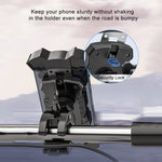 L101+M011 Supporto per telefono con chiusura meccanica per ciclismo all'aperto, Gray, Black, Blue, Yellow, Red, Green, DIY Color
