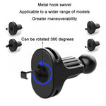6 PCS Presa d'aria per auto La base della staffa del telefono cellulare può agganciare il cavo dati, dimensioni:, 17mm Ball Head, 15mm Ball Head, 13mm Ball Head