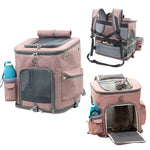 LDLC QS-002-L Zaino per animali portatile pieghevole e traspirante