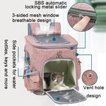 LDLC QS-002-L Zaino per animali portatile pieghevole e traspirante