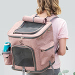LDLC QS-002-L Zaino per animali portatile pieghevole e traspirante