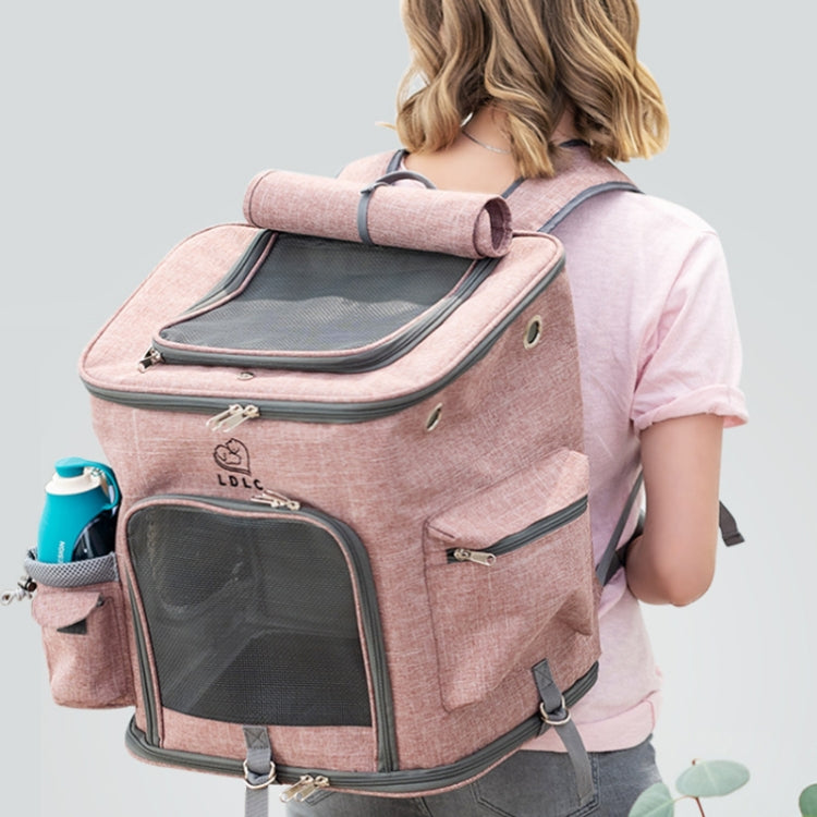 LDLC QS-002-L Zaino per animali portatile pieghevole e traspirante