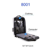 Borsa per computer antifurto per uomo con telaio in lega di zaino rigido, 8001 Black, 8001 Gray, 8001 Blue, 8001 Red, 8003 Black, 8003 Gray, 8003 Blue, 8003 Red, 8001-J Black, 8001-J Gray, 8001-J Blue, 8001-J Red