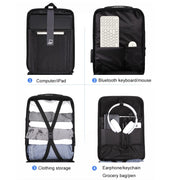 Borsa per computer antifurto per uomo con telaio in lega di zaino rigido, 8001 Black, 8001 Gray, 8001 Blue, 8001 Red, 8003 Black, 8003 Gray, 8003 Blue, 8003 Red, 8001-J Black, 8001-J Gray, 8001-J Blue, 8001-J Red