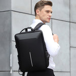 Borsa per computer antifurto per uomo con telaio in lega di zaino rigido, 8001 Black, 8001 Gray, 8001 Blue, 8001 Red, 8003 Black, 8003 Gray, 8003 Blue, 8003 Red, 8001-J Black, 8001-J Gray, 8001-J Blue, 8001-J Red
