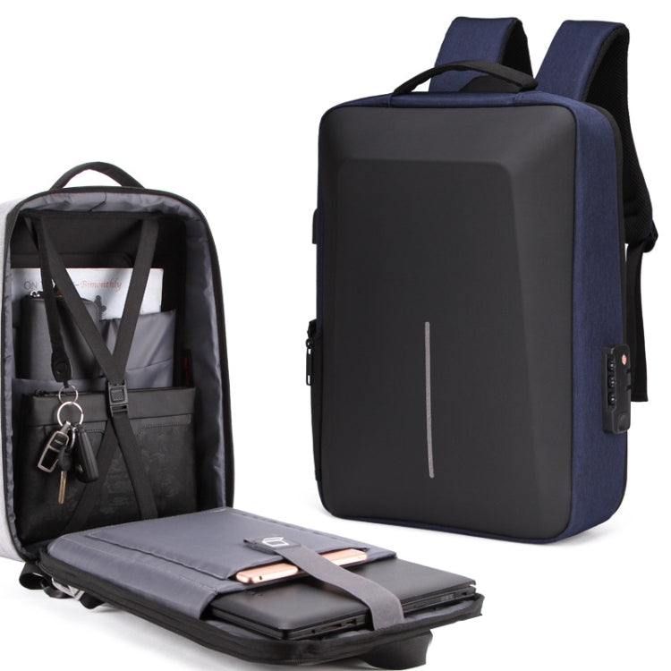 Borsa per computer antifurto per uomo con telaio in lega di zaino rigido, 8001 Black, 8001 Gray, 8001 Blue, 8001 Red, 8003 Black, 8003 Gray, 8003 Blue, 8003 Red, 8001-J Black, 8001-J Gray, 8001-J Blue, 8001-J Red