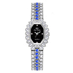 BS Bee Sister FA1581 Orologio da donna con diamanti pieni di glitter di nicchia, Golden Green, Silver Blue, Rose Coffee, Silver Green