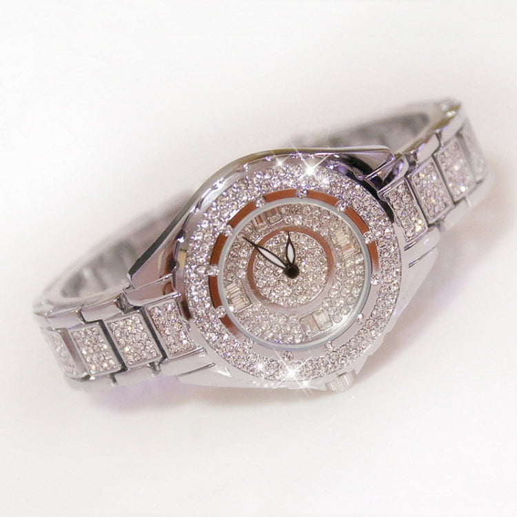 BS Bee Sister FA0917L Orologio da donna con diamanti pieni di nicchia, Gold, Silver, Rose Gold
