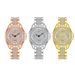 BS Bee Sister FA0917L Orologio da donna con diamanti pieni di nicchia, Gold, Silver, Rose Gold