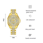 BS Bee Sister FA0917L Orologio da donna con diamanti pieni di nicchia, Gold, Silver, Rose Gold